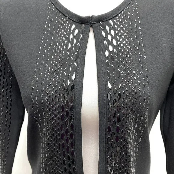 Grayse St. John Women's Bolero Top Size XS Black $395 NWT - Picture 2 of 10